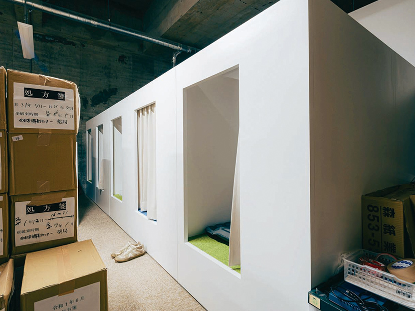 間仕切りがある個室スペース写真その1